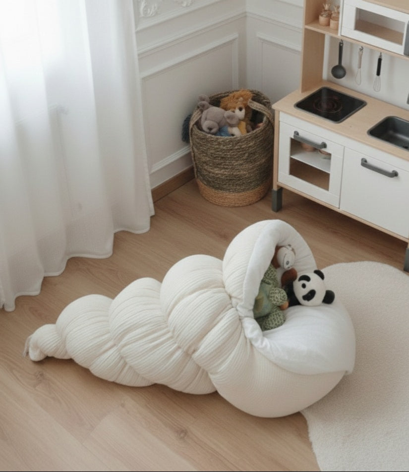 BERNIE L - GAZE DE COTON/ VELOURS - 115cm