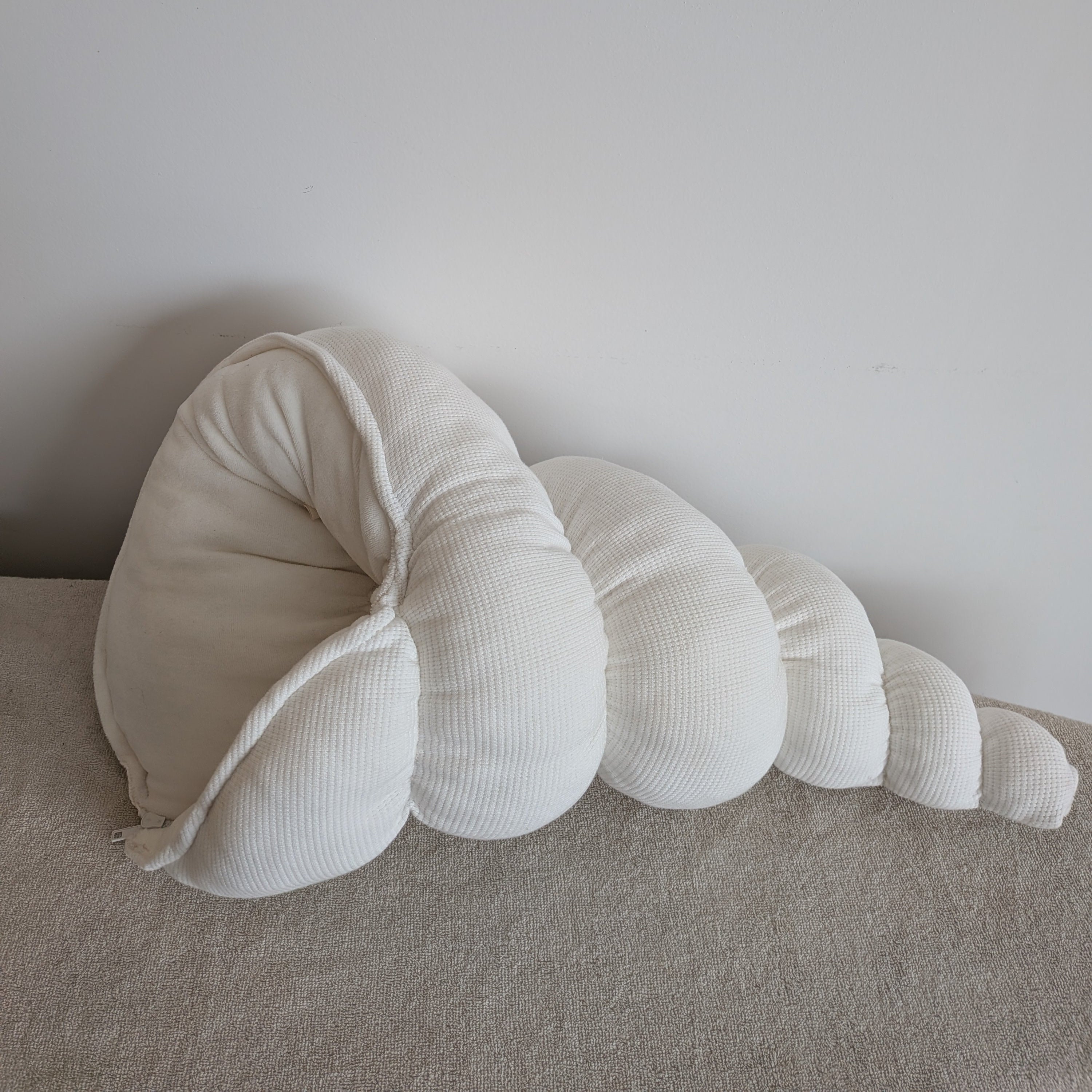 BERNIE S coussin Jersey Gaufré +Velours