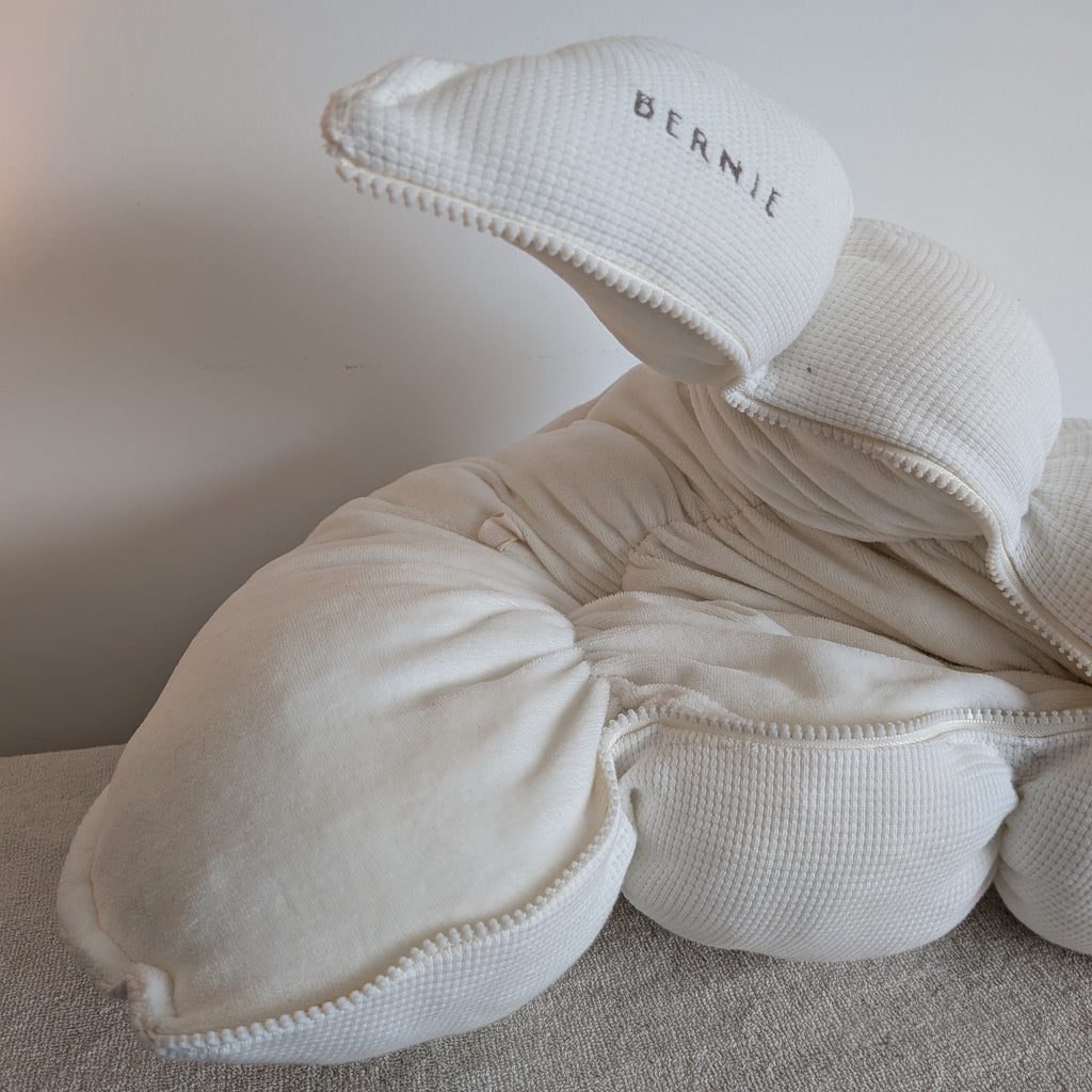 BERNIE S coussin Jersey Gaufré +Velours