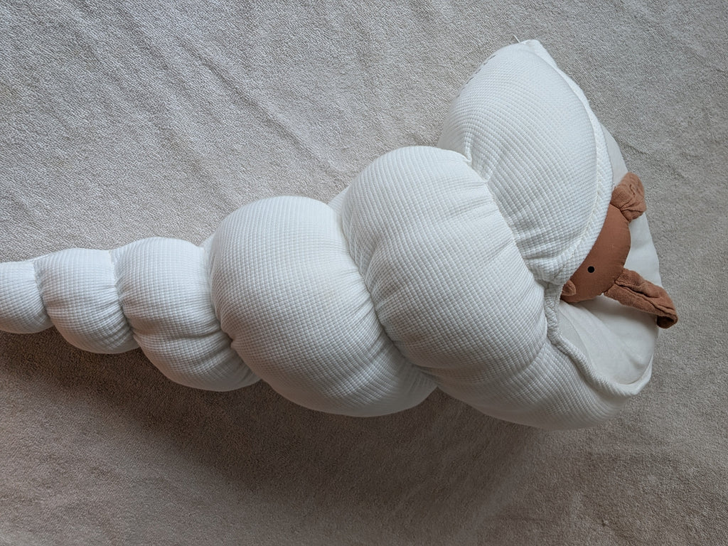 BERNIE S coussin Jersey Gaufré +Velours