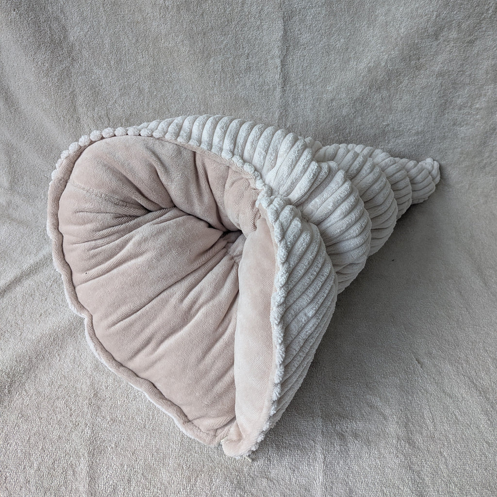 BERNIE S côtelé écru + velours beige