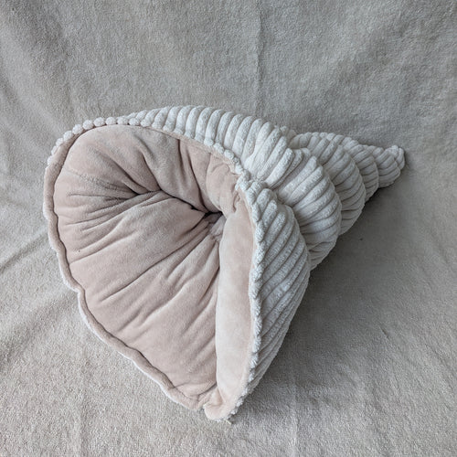 BERNIE S côtelé écru + velours beige