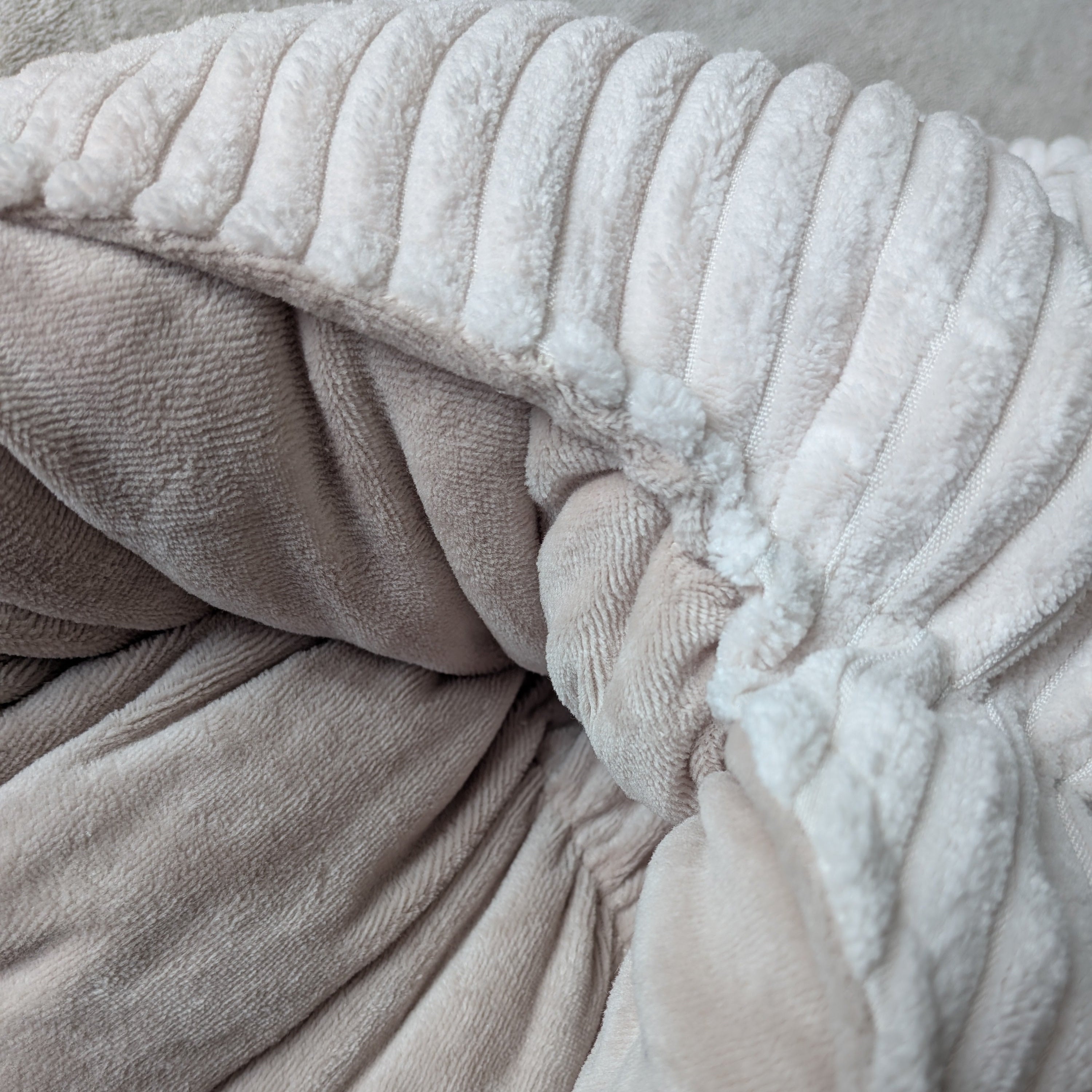 BERNIE XS côtelé Écru +velours Beige