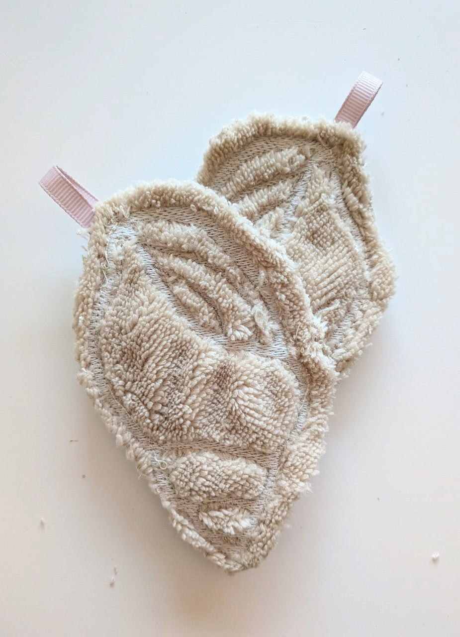 Lingette démaquillante coquillage- beige
