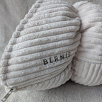 BERNIE S côtelé écru + velours beige