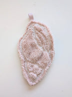 Lingette démaquillante coquillage- vieux rose