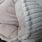 BERNIE XS côtelé Écru +velours Beige